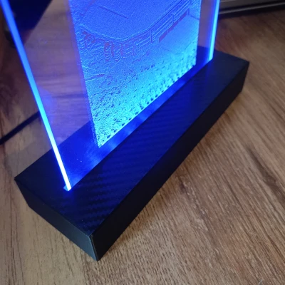 Chân đế đèn cho đĩa/gương khắc