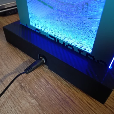 Chân đế đèn cho đĩa/gương khắc