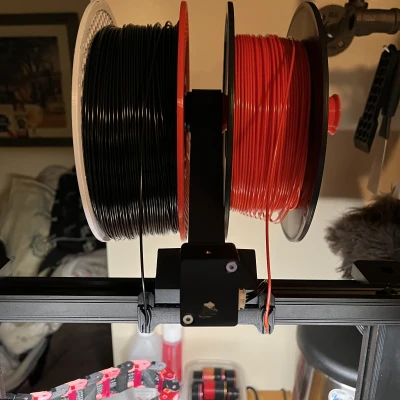 Giá Đỡ Cảm Biến Sợi Nhựa Kép Cho Ender 3 S1 Pro