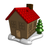 Nhà Giáng sinh - Đồ Trang trí Gia đình - Thumbnail 2