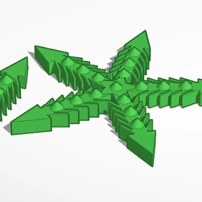 Bông Tuyết Ngôi Sao 3D