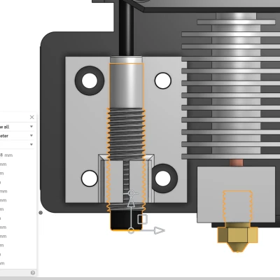 Giá Đỡ Cảm Biến PINDA ABL V6 Mod (Siêu) Cho KP3S
