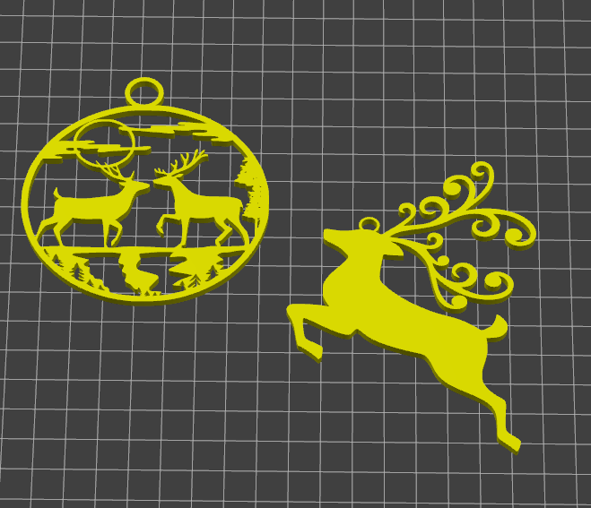 Bộ 2 Móc Treo Trang Trí Tuần Lộc