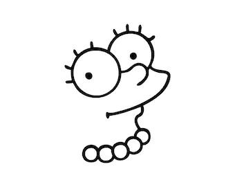 Tranh 2D Simpsons Lisa Maggie Marge