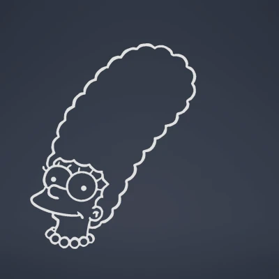 Tranh 2D Simpsons Lisa Maggie Marge