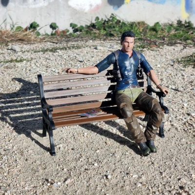 Băng Ghế Công Viên Tỷ Lệ 1/10