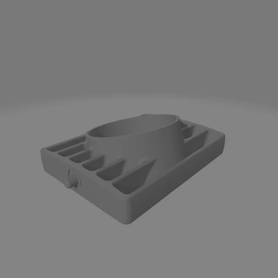 Ốp Khe Gió Đồng Hồ Xe Peugeot 307 (52mm)