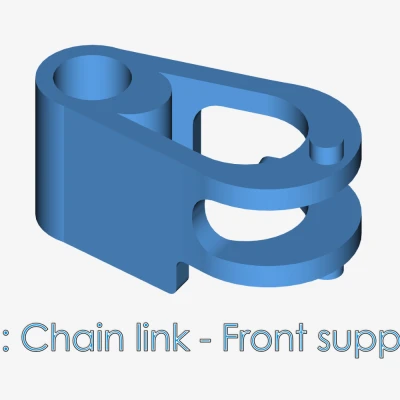 K1: Mắt xích - Giá đỡ phía trước