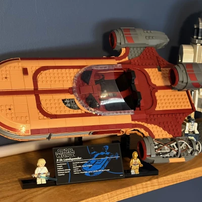 Phụ kiện LEGO X-34 Luke's Landspeeder góc nghiêng