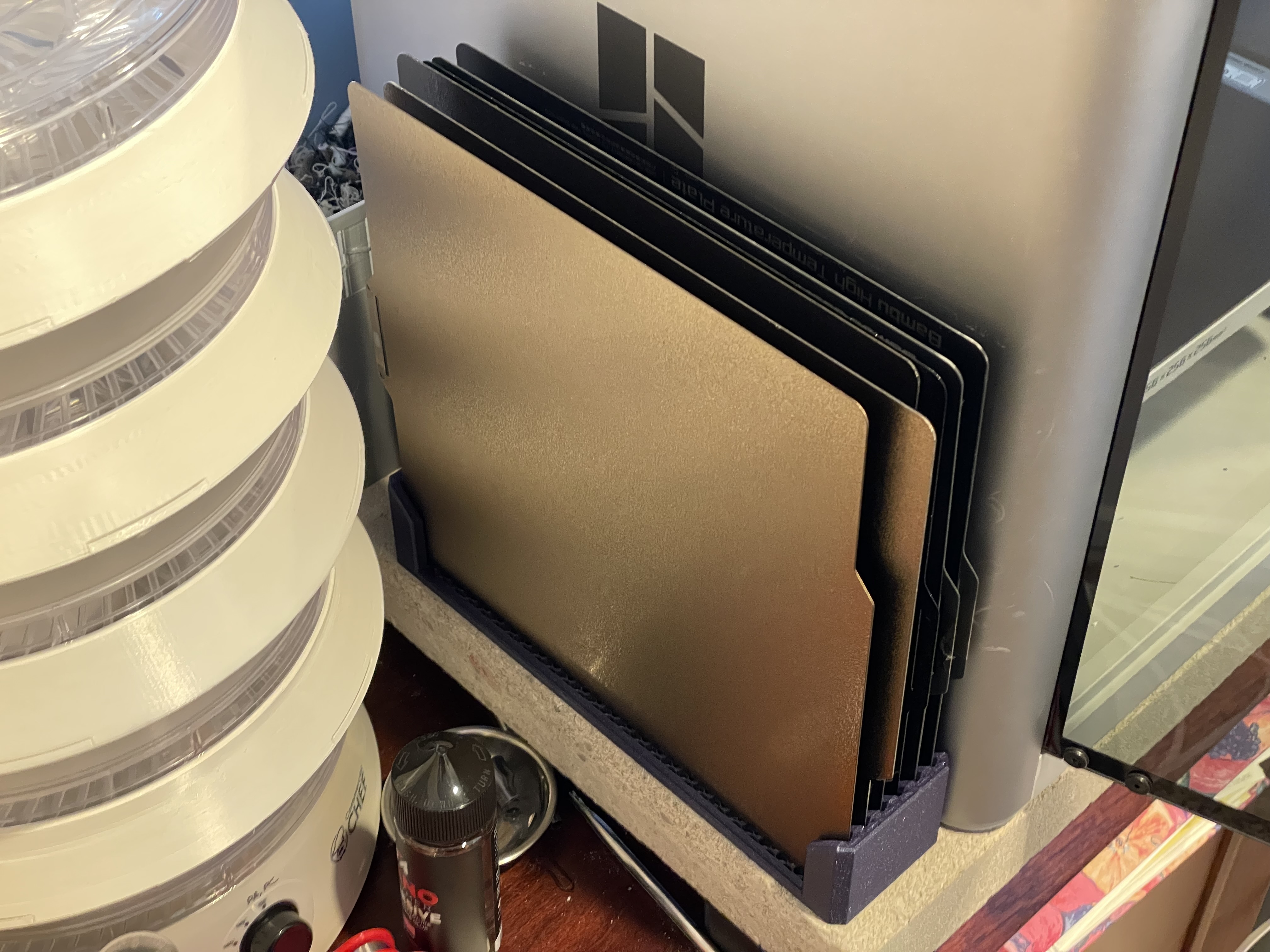 Giá đỡ khay in Bambu Lab X1 có 2-8 khe cắm thu nhỏ, infill hở, tùy chọn lưỡi