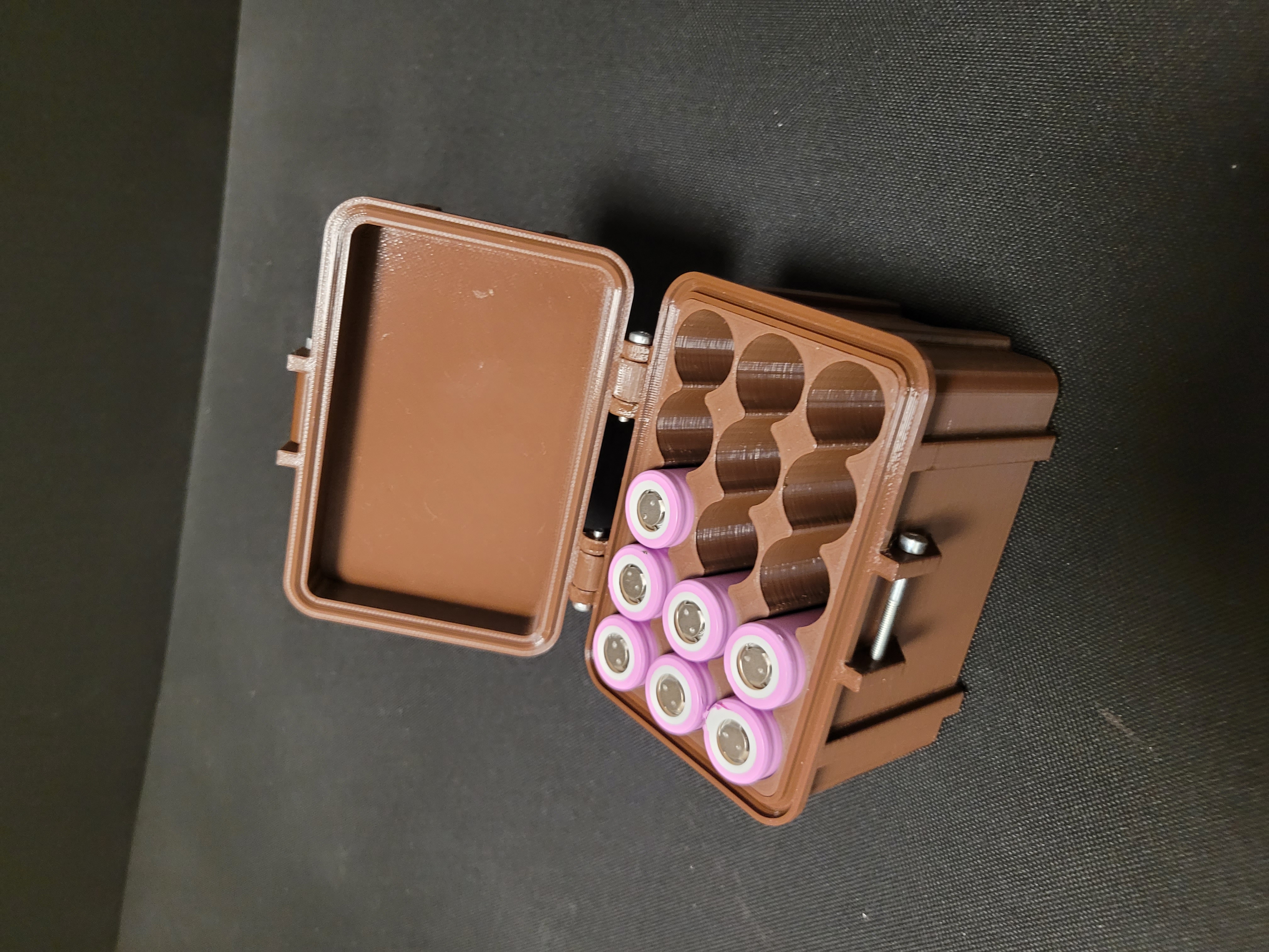 Hộp đựng pin 18650 cứng cáp 17 pin