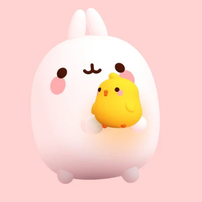 Mô hình nhân vật hoạt hình Molang