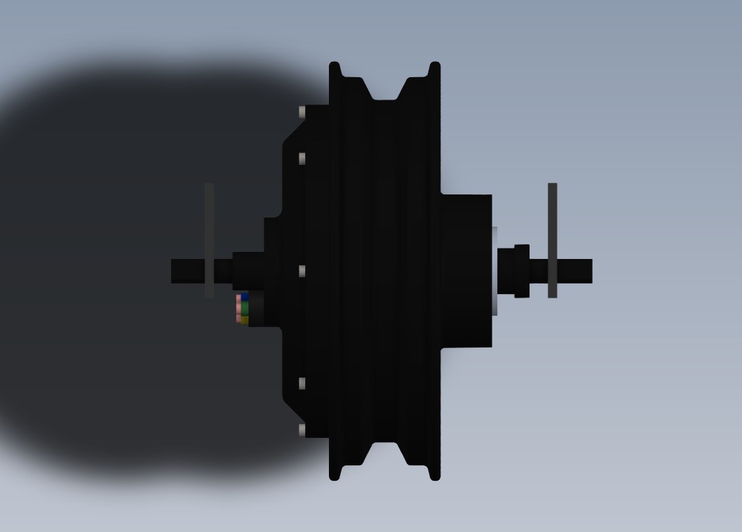 QSMotor 205 - Động cơ BLDC 500-4000W Vành 10" CAD