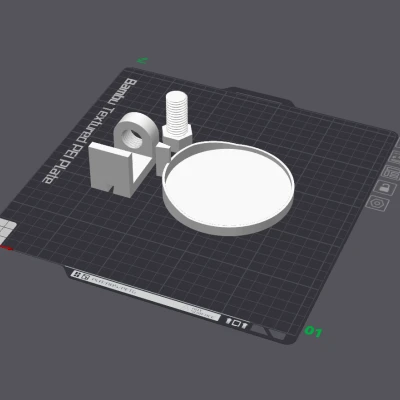 Chân đế tròn có ngàm gắn bàn