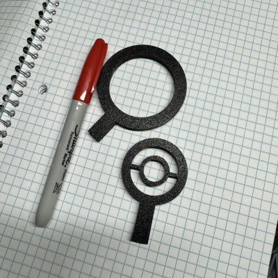 Mô Hình Ống Ngắm Tập Bắn Súng Peep Sight