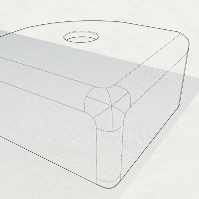 Đế nối tấm bê tông cho K1 Max