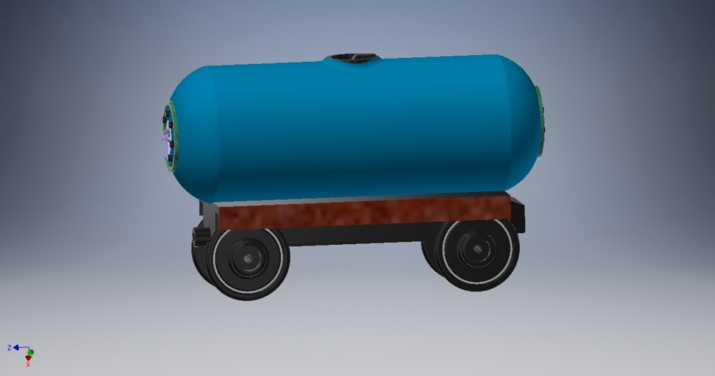 Xe Tăng Gỗ Cho Đường Ray Xe Lửa