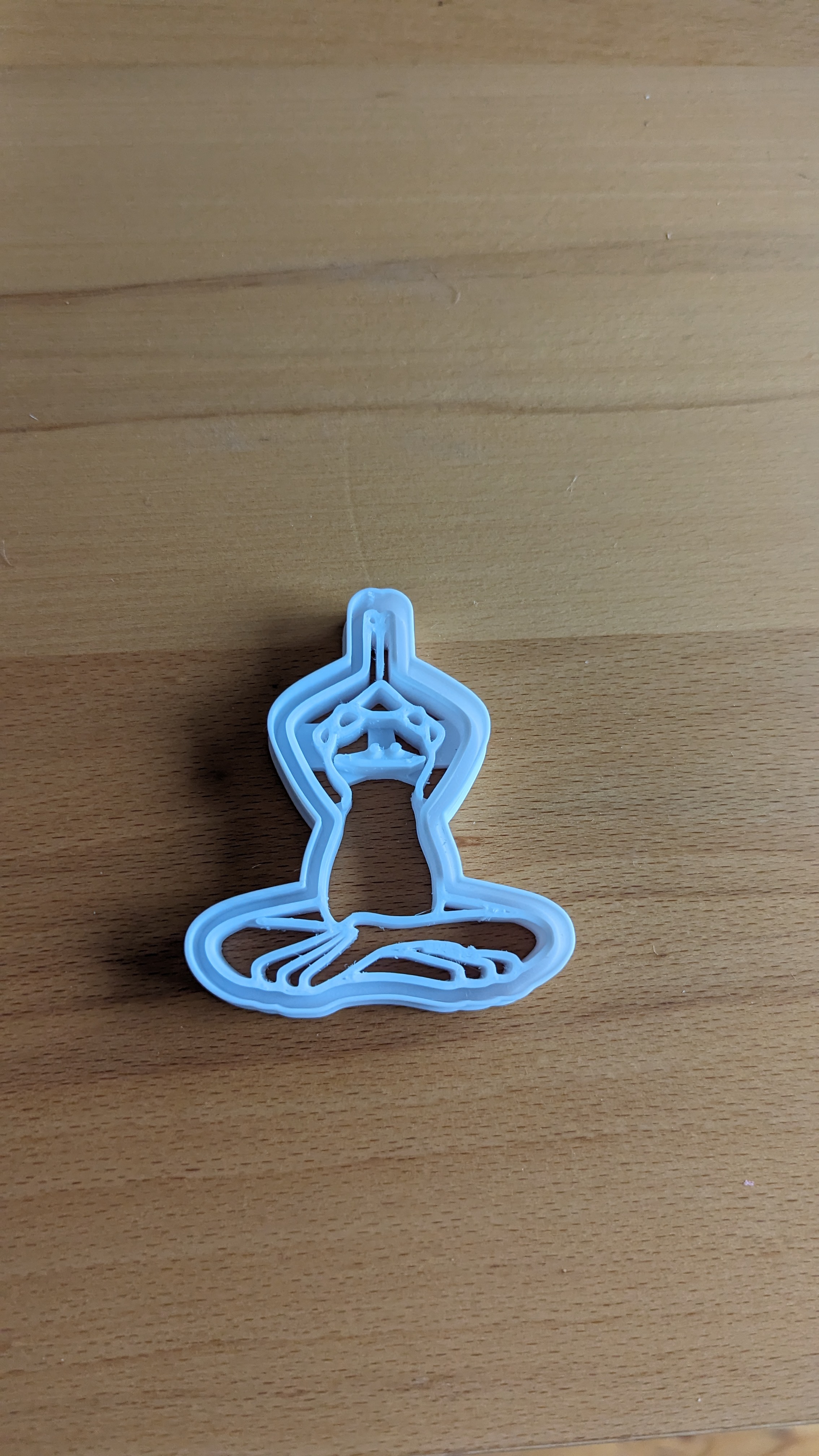 Khuôn Cắt Bánh Yoga Frog