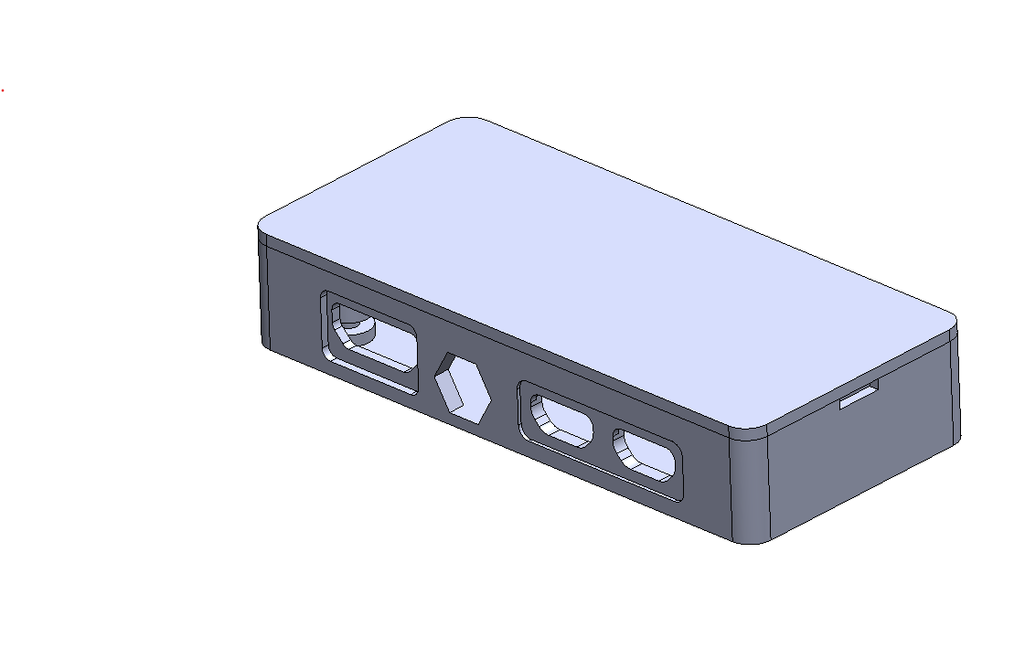 Vỏ Raspberry Pi Zero tối giản, phẳng
