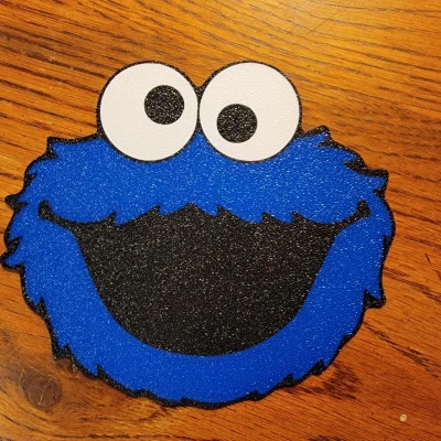 Mặt Cookie Monster, Đa Vật Liệu, Đường Sesame