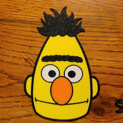 Mặt Bert, Đa Vật Liệu, Sesame Street