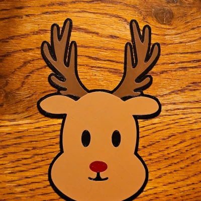 Khuôn mặt Tuần lộc / Rudolf, Đa Vật liệu