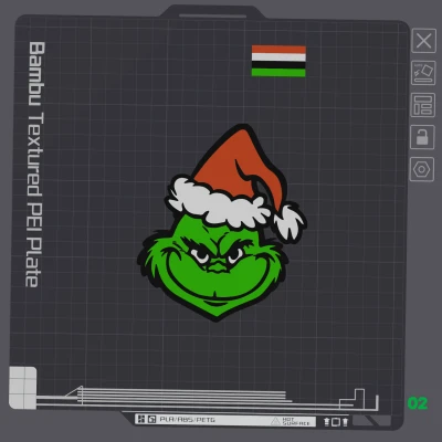 Mặt Grinch, Đa Vật Liệu