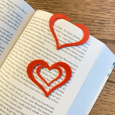 Bookmark Hình Trái Tim