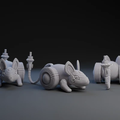 Chuột Máy Paishu - Mô Hình Digimon