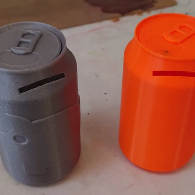 Heo đất hình lon nước