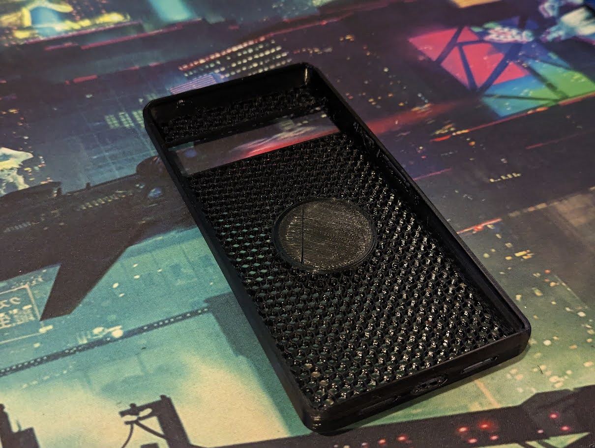 Ốp Lưng Pixel 6 Pro Hình Lục Giác Có Chỗ Gắn Popsocket