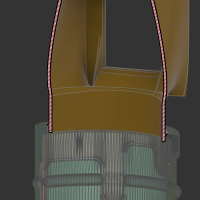 Ống Chuyển Rác Nam Châm Cho Drippy Drum XC1