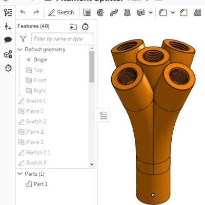 Bộ chia Filament 5 Đường