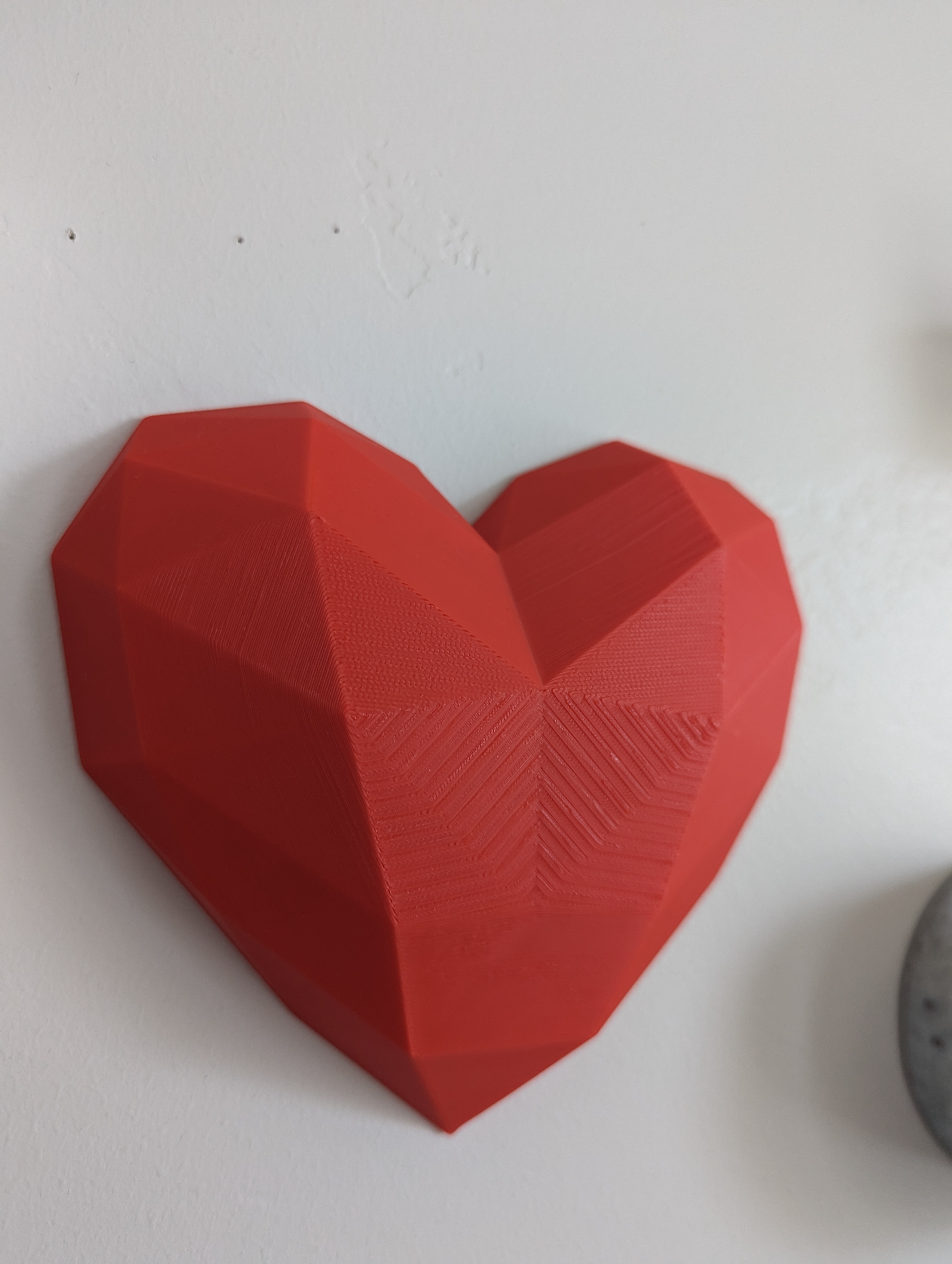 Trái Tim Low Poly - Đáy Phẳng