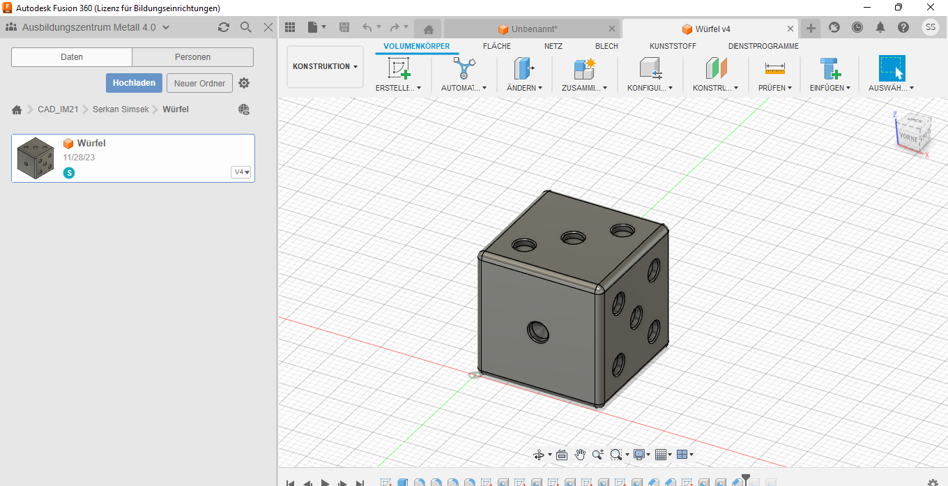 Xúc Xắc Chơi Game "Würfel"