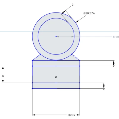 Kẹp cây thủy sinh - dày kính 6 / 8mm (dưới 2G)