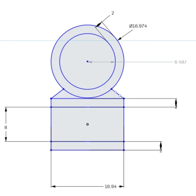 Kẹp cây thủy sinh - dày kính 6 / 8mm (dưới 2G)