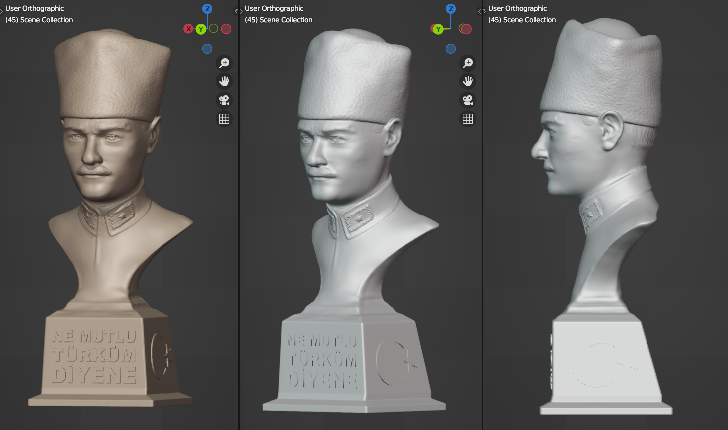 Tượng Bán Thân Ataturk