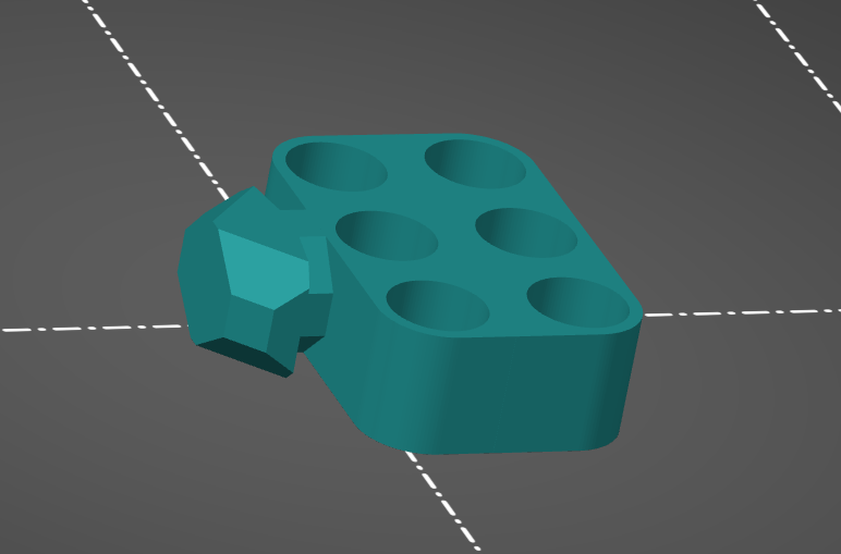 Chân đế giữ 6 đầu phun Nozzle