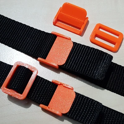 Khóa D-ring đôi cho dây đai 20mm