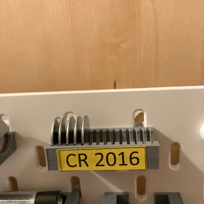 Giá Đỡ Pin CR2016 Cho Ikea Skadis