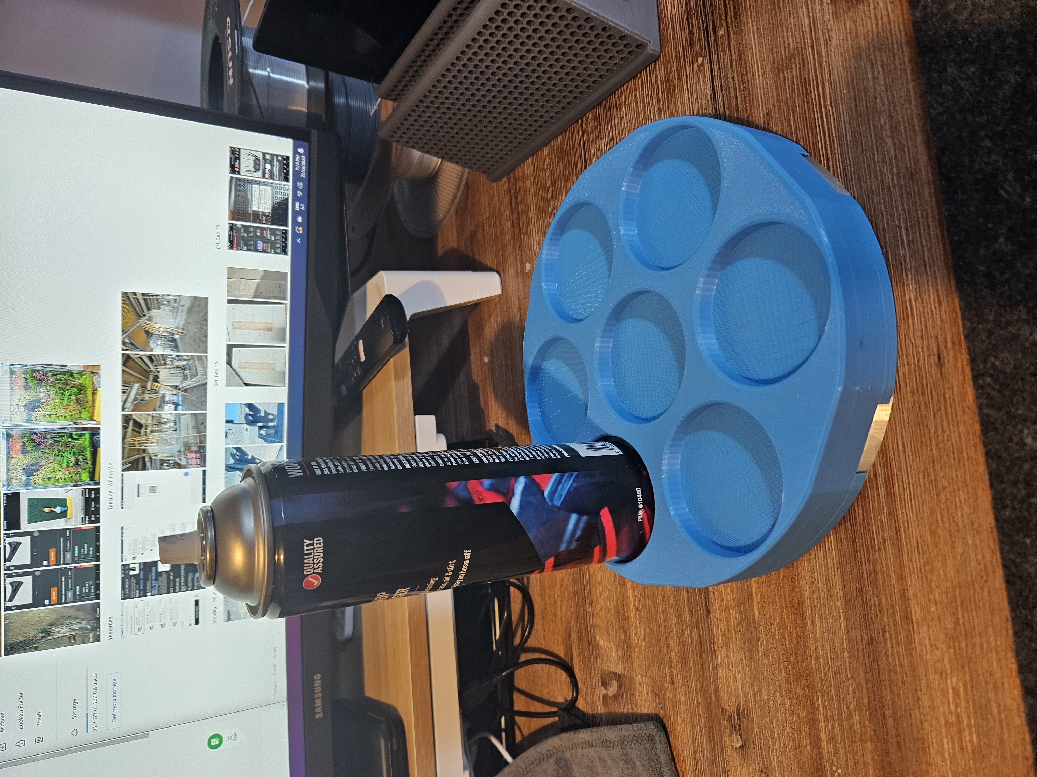 Đế Xoay "Lazy Susan" Cho Bình Xịt/Hóa Chất