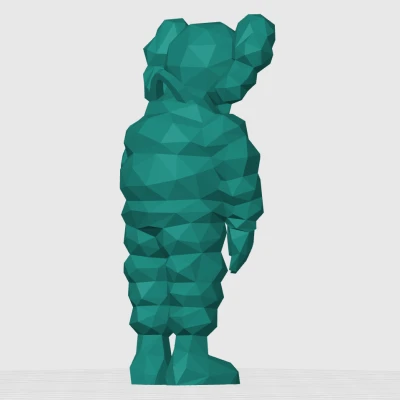 Móc Khóa KAWS Low-Poly