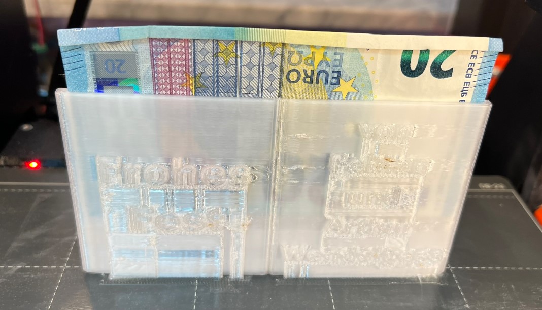 Thẻ Giáng Sinh Tặng Tiền / Christmas card with banknote