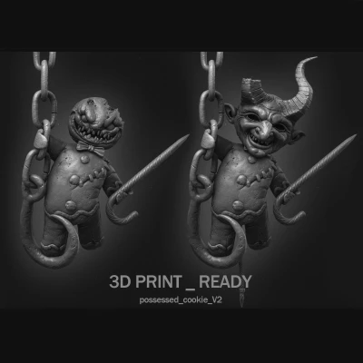 Bánh Gừng Ma Ám V2 - Đồ Trang Trí Giáng Sinh Độc Đáo