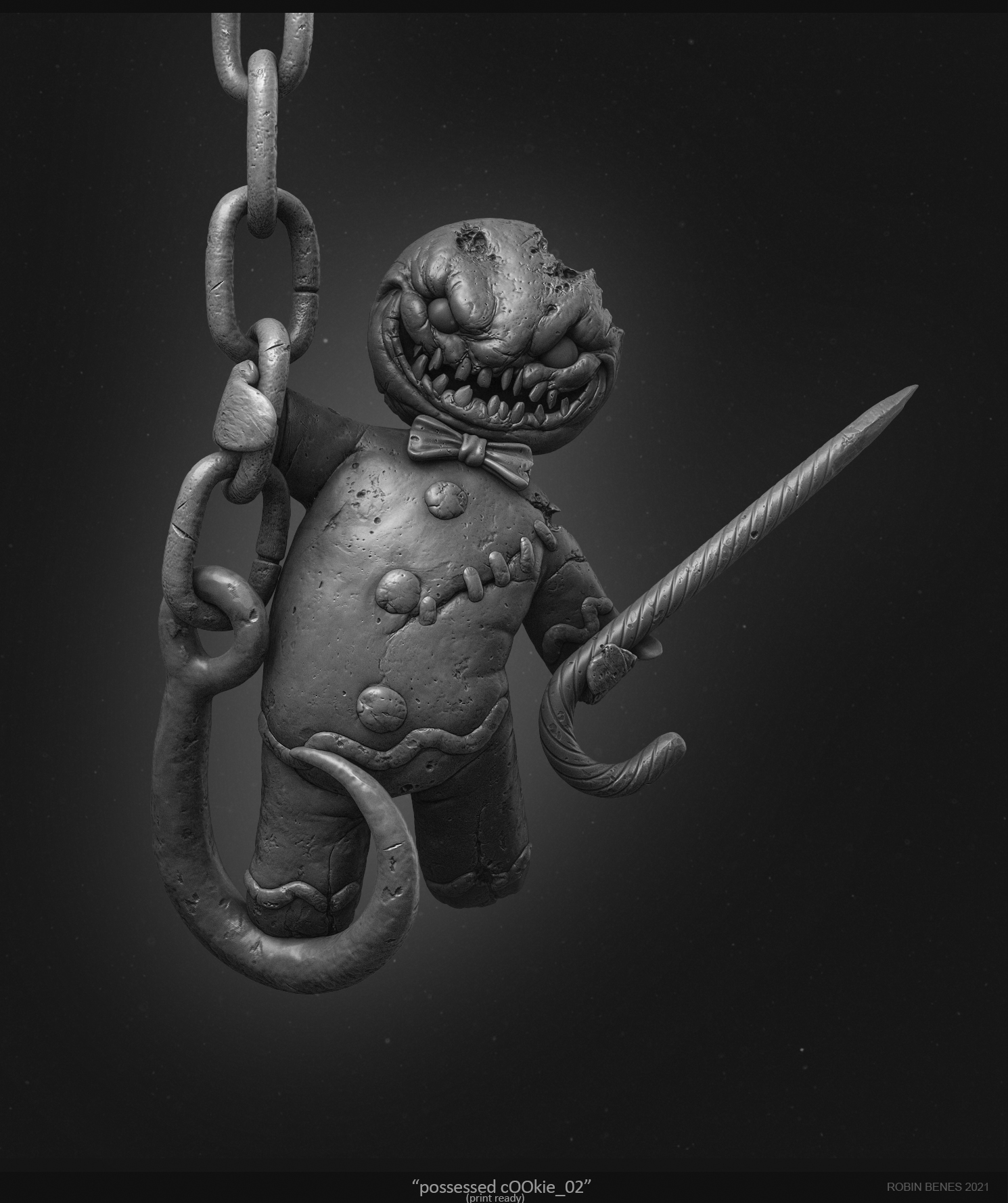 Bánh Gừng Ma Ám V2 - Đồ Trang Trí Giáng Sinh Độc Đáo