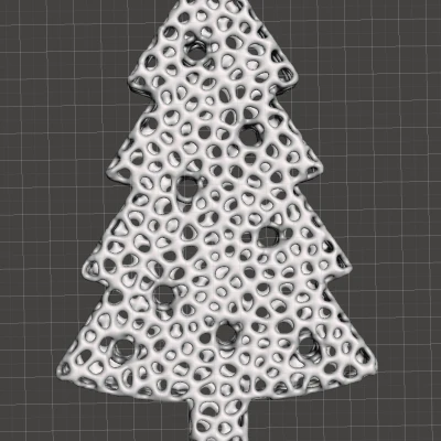 Cây Thông Noel Voronoi