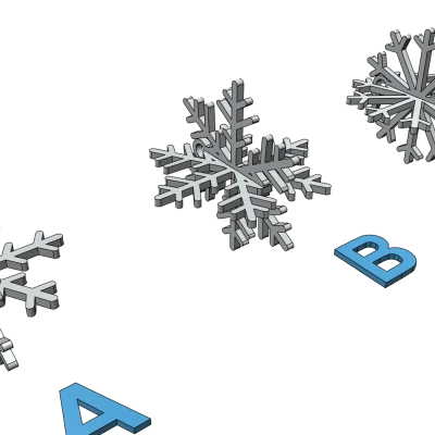 Tuyệt chiêu in bông tuyết dễ dàng vlocka vlocky