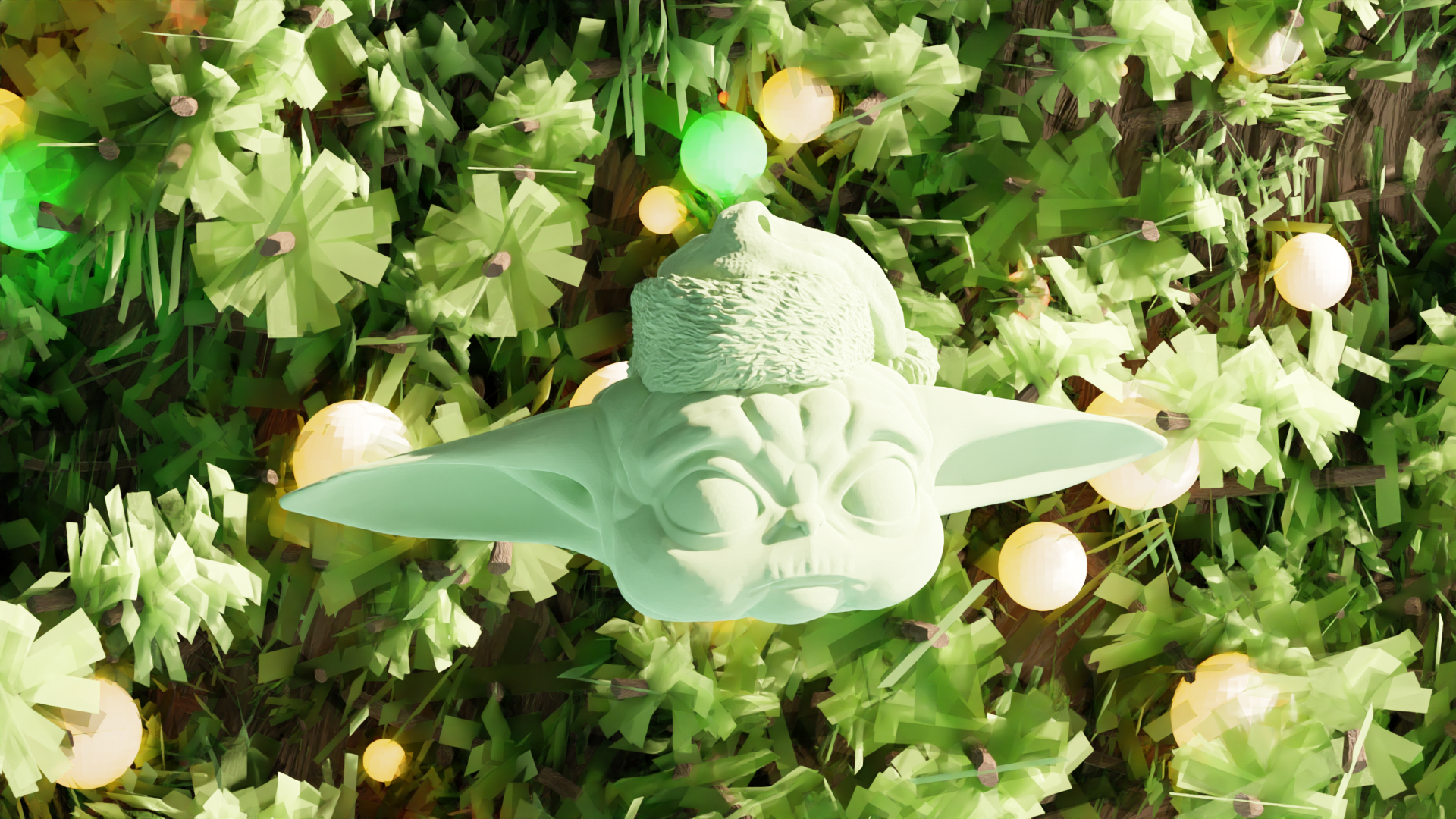 Móc Treo Trang Trí Giáng Sinh Grogu (Baby Yoda) Star Wars