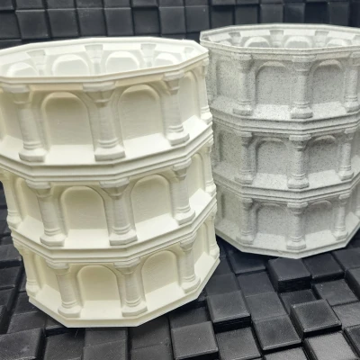 Chậu Hoa Vòm Kiểu Gothic Xoắn Ốc